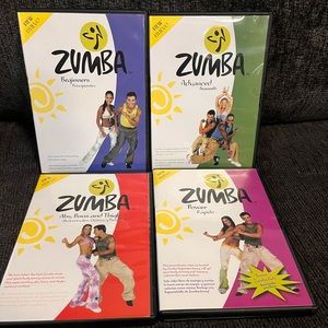 Zumba Fitness DVDs - Set of 4